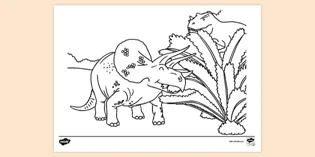 FREE! - Cartoon Dinosaur Colouring Page | Colouring Sheets