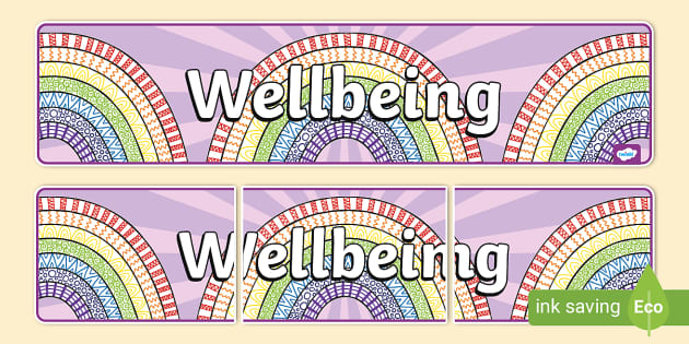 Wellbeing Banner | Twinkl Display Banner | Teaching Resource