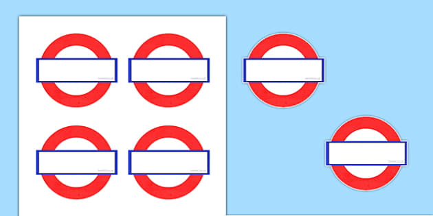 London Underground Role Play Signs (teacher made) - Twinkl