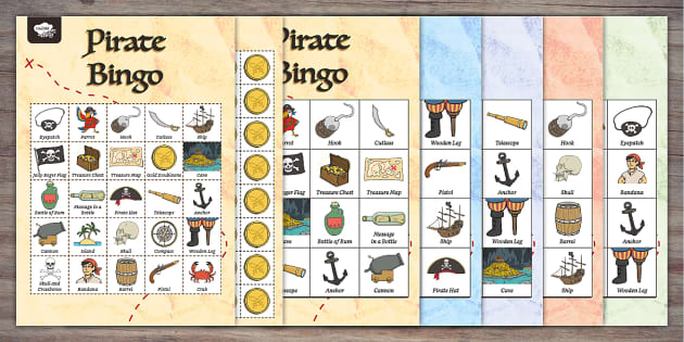 Pirate Bingo Printable | Twinkl Party (teacher made)