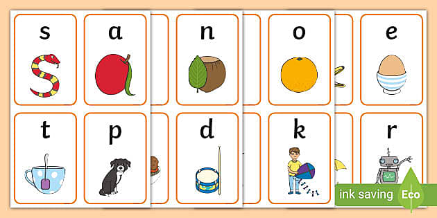Details about   Phonics Sounds & Words  Phase  2   Flashcards    Primary School Key Stages 