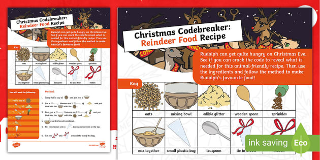 Reindeer Dust Labels, Recipe and Resource Pack - Twinkl