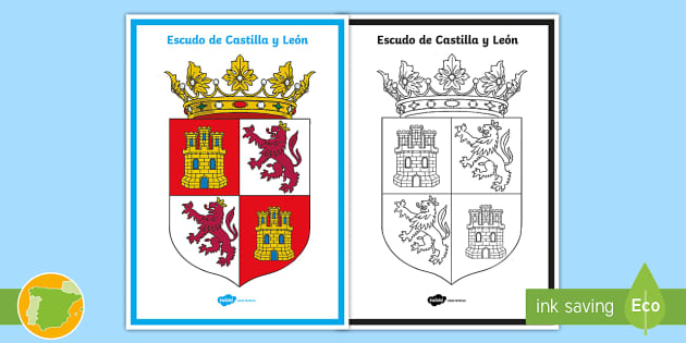 Póster: El escudo de Castilla y León (teacher made)