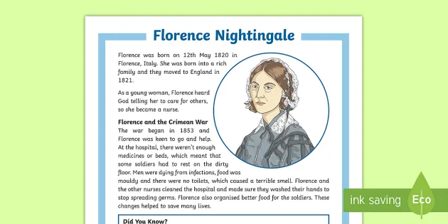 Florence Nightingale – Biography, Facts & Nursing