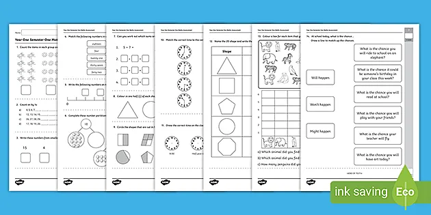 year 1 maths activity activity pack teacher made