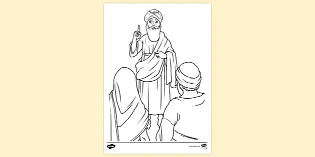 Guru Nanak Jayanti Greeting With Portrait Illustration, Portrait Drawing,  Portrait Sketch, Guru Nanak Jayanti PNG and Vector with Transparent  Background for Free Download