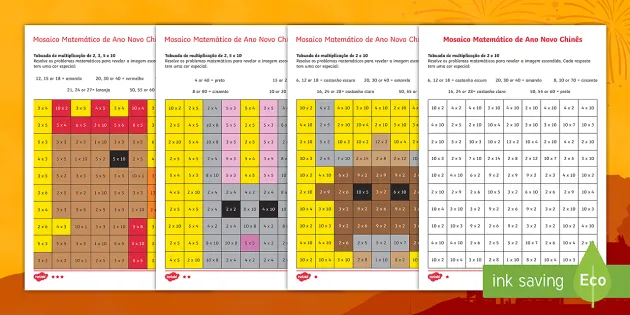 FREE! - Atividade de Matemática com multiplicação – Twinkl