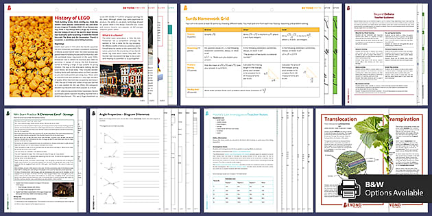 Taster Resource Pack | Secondary Resources | Beyond | Free