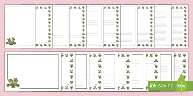 FREE! - Printable Floral Page Border (Teacher-Made) - Twinkl