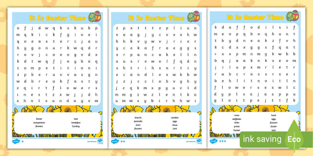 【まとめ買い】 Word Easter | Time Easter Is It Search Resources Twinkl | ブースター・導入液