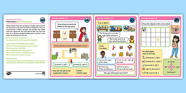  White Rose Maths Compatible Year 1 Describe Position 1 