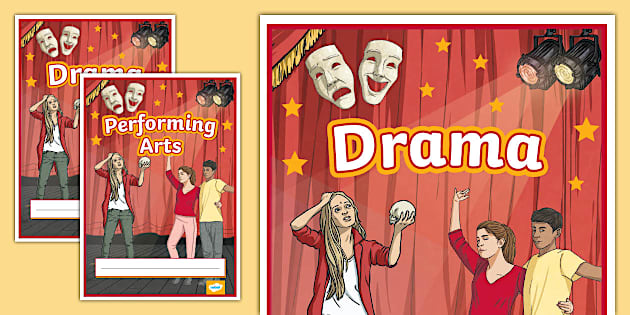 Drama Book Cover - Twinkl performing arts book cover