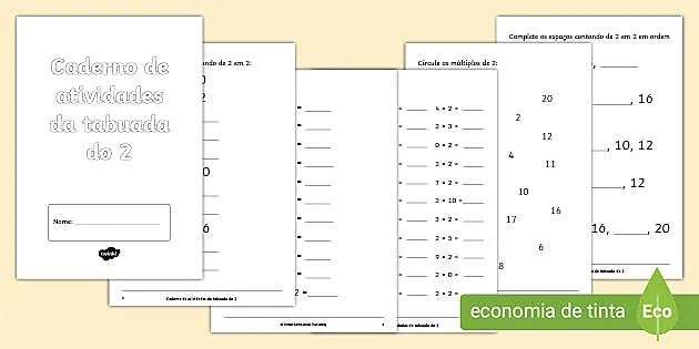 Atividade 2 da tabuada viajante (4º ano) worksheet