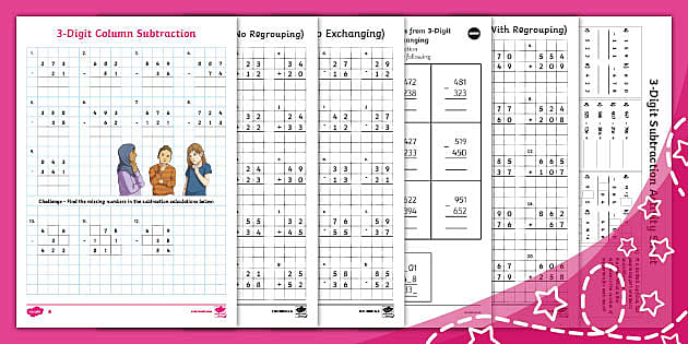 👉 Addition And Subtraction 2 And 3 Digit Numbers Resource Pack