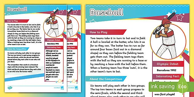 Baseball Facts For Kids Of All Ages