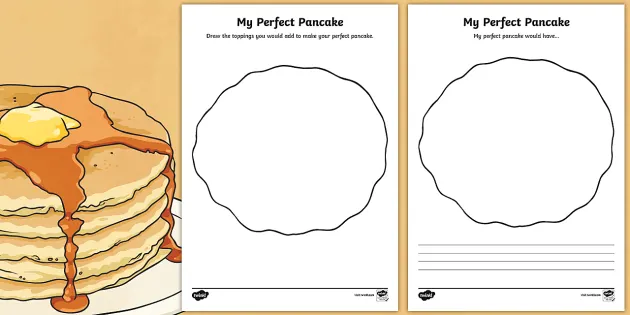 My Perfect Pancake Worksheet / Worksheet Pack (teacher made)