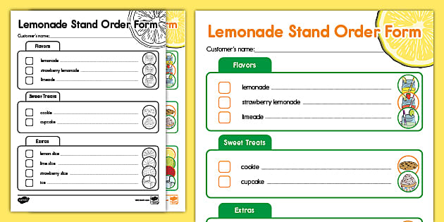 Pretend lemonade stand discount