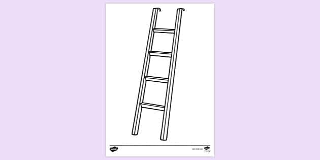 Colouring Pages: Ladder