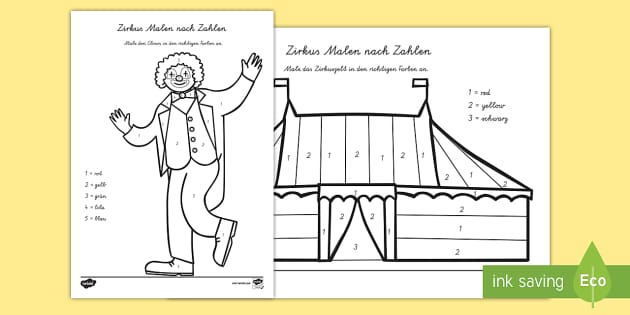 Zirkus Malen Nach Zahlen