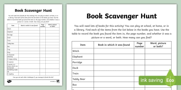 Top 5 Scavenger Hunts For Kids - Twinkl