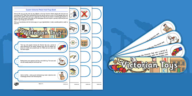 Traditional Victorian School Toys Activity Pack 