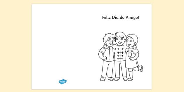 Desenhos para colorir de melhores amigos grátis - Desenhos para