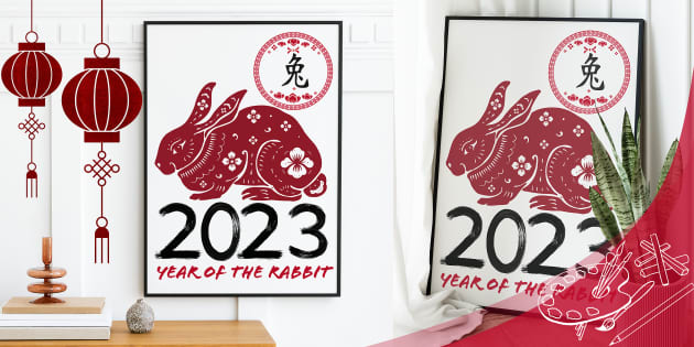 6 Year of Rabbit Red Envelopes, Arts & Crafts