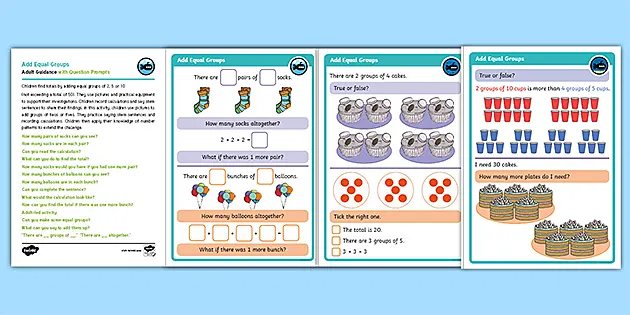 white rose maths compatible year 1 add equal groups