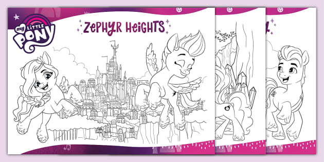 My Little Pony New Generation coloring pages