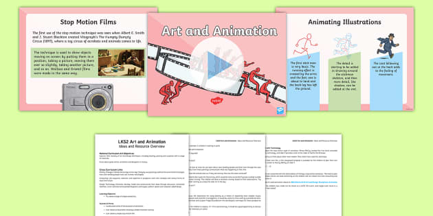 LKS2 Art and Animation Resource Pack (Hecho por educadores)