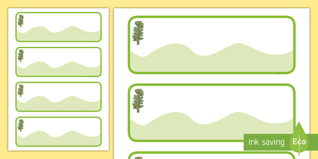 FREE! - Hawthorn Themed Editable Drawer-Peg-Name Labels (Colourful)