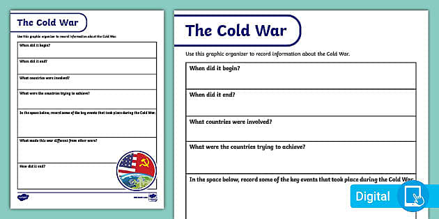 universitetsstuderende betaling gavnlig Cold War Research Activity for 3rd-5th Grade (Teacher-Made)