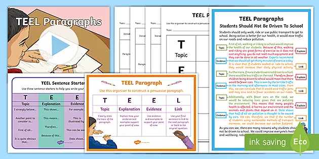 TEEL Paragraphing Resource Pack (teacher made) - Twinkl