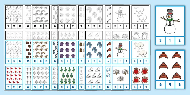 12 Snowflake Bulletin Board Cut-Out Set Winter 12 8 6 Blue