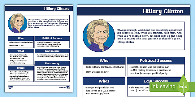 Hillary Clinton, Biography, Politics, & Facts