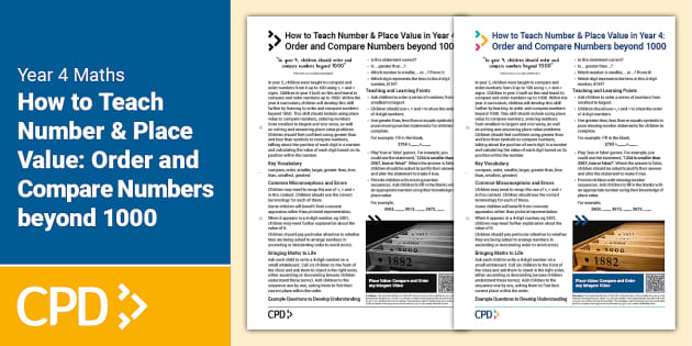 how-to-teach-number-and-place-value-in-year-4-order-and-compare-numbers