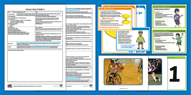 Foundation PE Best of Balls Lesson Pack 2: Roll It, Throw It