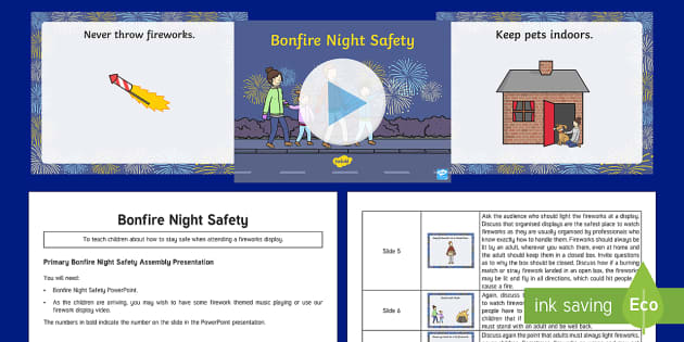 Bonfire Night Safety Assembly Pack (teacher made)