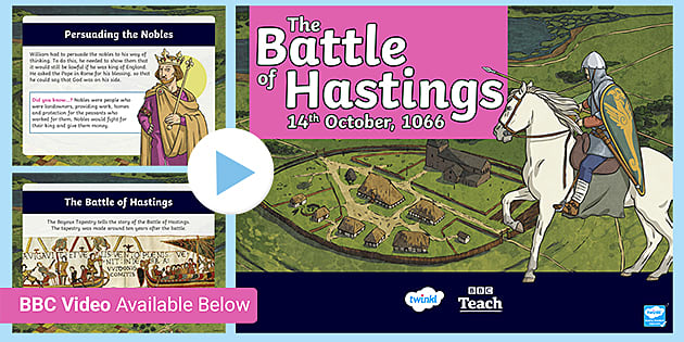 The Battle Of Hastings Ks2 Powerpoint Bbc Teach Video