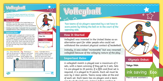 volleyball rules for kids