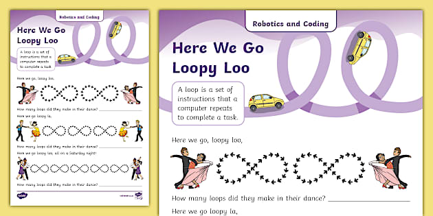 Robotics and Coding - Loops - Loopy Loo - Twinkl