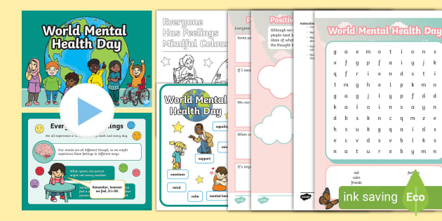 World Mental Health Day KS1 Activity Pack - Twinkl