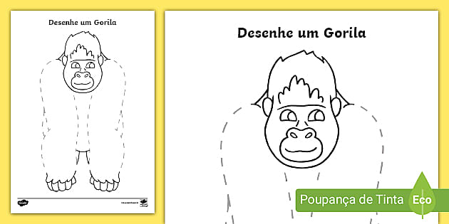 Desenhe um Macaco Atividade de Controle de Lápis - Twinkl