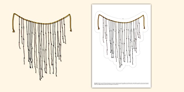 Dibujo del quipu | Materiales Educativos Twinkl Perú