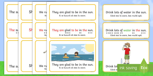 summer-simple-sentence-cards-english-romanian-teacher-made