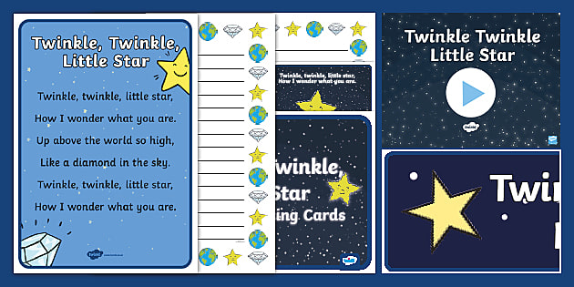 Twinkle Twinkle Little Star - Earth, Facts For Kids, Outer Space