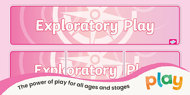 Exploratory Play Icon Display Banner