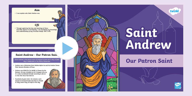 Saint Andrew Information PowerPoint - CfE Teaching Resource