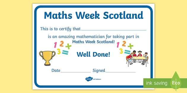 Ideas and Inspiration - Maths Week Scotland