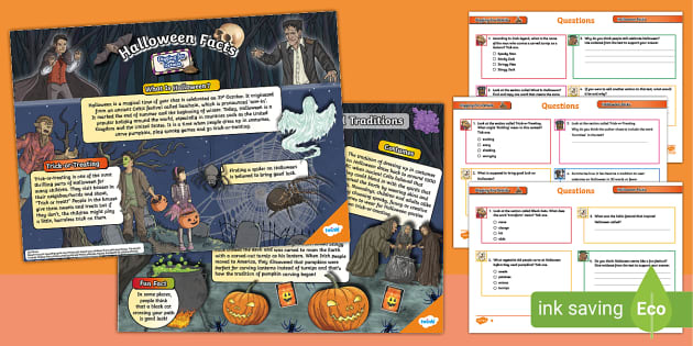 LKS2 Digging for Details: Halloween Facts Infographic